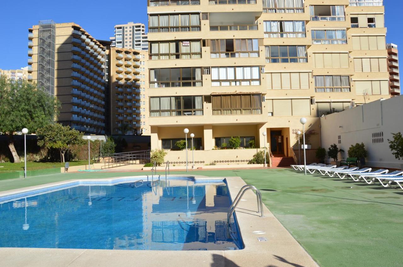 Apto With Pool Gemelos IV Benidorm Eksteriør billede