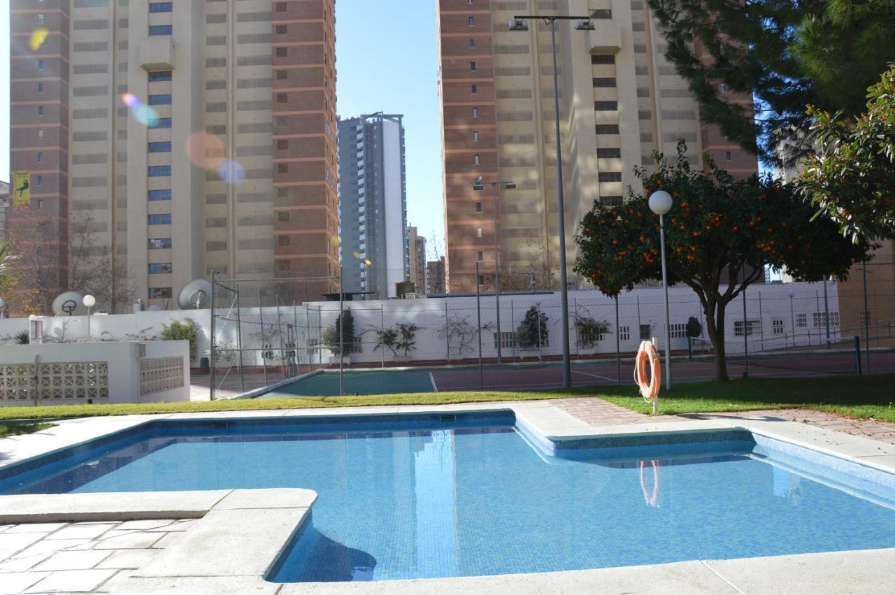 Apto With Pool Gemelos IV Benidorm Eksteriør billede